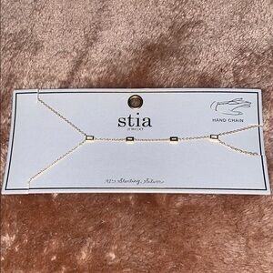 Stia Gold Hand Chain Bracelet
